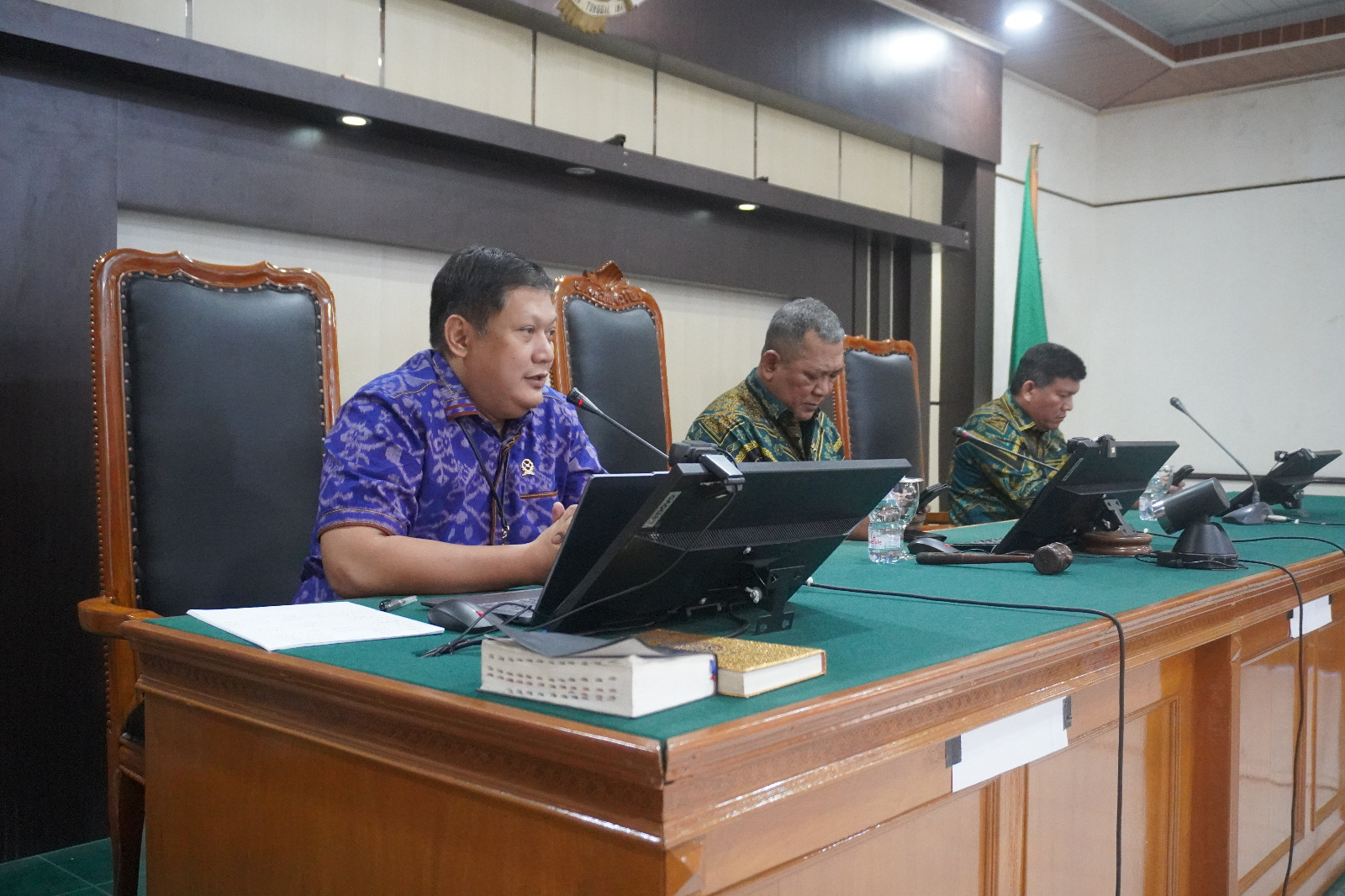Rapat Tindak lanjut Asesmen SertifikAsi Mutu Peradilan Unggul dan TangguH (AMPUH)  Pada Pengadilan Negeri Pekanbaru